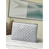 Luxury Louis Vuitton Monogram Empreinte POCHETTE VOYAGE M81385 gray