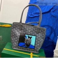 Shop Discount Goyard Anjou Mini Bag With Bulldog G2320 Dark Grey