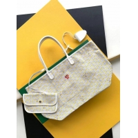 Classic Goyard Original Saint Louis Claire Voie Tote Bag PM 8002 Yellow