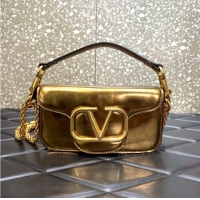 Promotional VALENTINO GARAVANI MINI LOCO Calf leather Shoulder Bag 1W2B0K gold