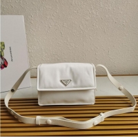 Pretty Style Prada Re-Nylon shoulder strap 1BD313 white