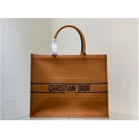 Most Popular DIOR large leather tote Bag C1286-33 brown