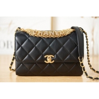 Good Taste Chanel lambskin Shoulder Bag AS3241 black