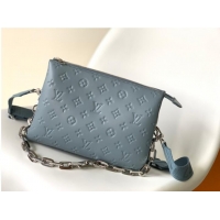 Well Crafted Louis Vuitton Monogram Empreinte COUSSIN PM M58699 Blue