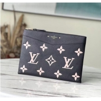 Super Quality Louis Vuitton DAILY POUCH M81292 Black & Beige