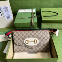 Reasonable Price Gucci Horsebit 1955 small bag 677286 White