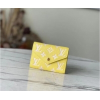 Reasonable Price Louis Vuitton VICTORINE WALLET M81428 Lemon Curd Yellow