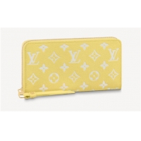 Top Quality Louis Vuitton ZIPPY WALLET M81427 Lemon Curd Yellow