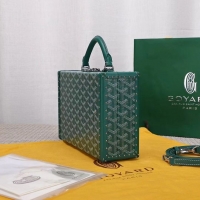 Shop Best Goyard Hotel Box Bag Clamecy Leather GY1409 Green