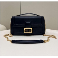 Famous Brand Fendi Baguette Sheepskin bag 8BR6551 black