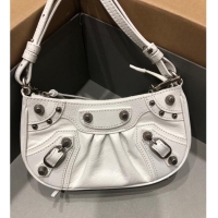 Super Quality Balenciaga LE CAGOLE MINI PURSE WITH CHAIN 6958141 white