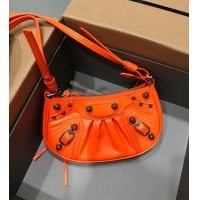 Good Product Balenciaga LE CAGOLE MINI PURSE WITH CHAIN 6958141 orange