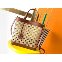 Modern Classic SAINT LAURENT Woven tote 655161 brown