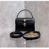 Promotional Bvlgari Serpenti Forever leather small crossbody bag B210755 Black