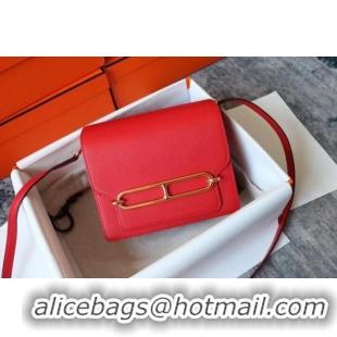 Modern Classic Hermes Roulis 19cm Evercolor 9D H9003 red&Gold