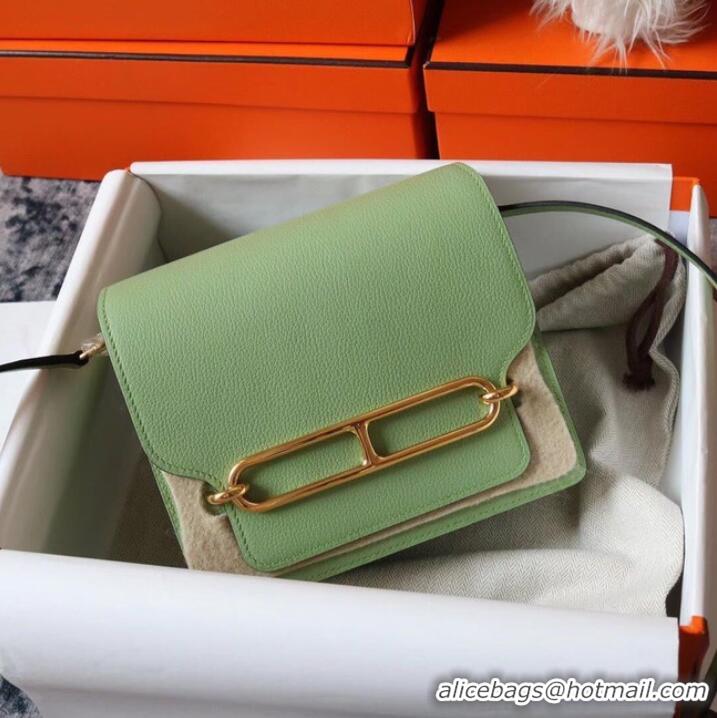 Shop Design Hermes Roulis 19cm Evercolor 9D H9003 light green&Gold