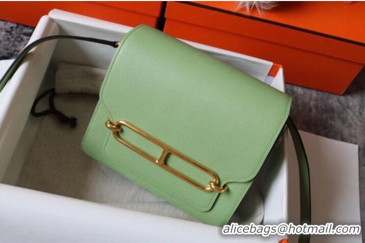 Shop Design Hermes Roulis 19cm Evercolor 9D H9003 light green&Gold