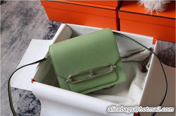 Youthful Hermes Roulis 19cm Evercolor 9D H9003 light green&Silver