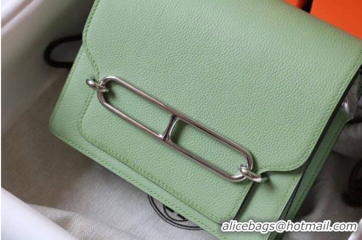 Youthful Hermes Roulis 19cm Evercolor 9D H9003 light green&Silver