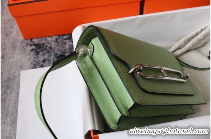 Youthful Hermes Roulis 19cm Evercolor 9D H9003 light green&Silver