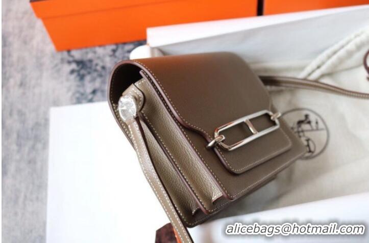 Traditional Specials Hermes Roulis 19cm Evercolor 9D H9003 dark gray&Silver