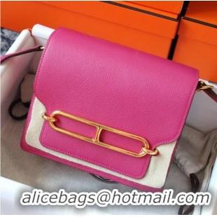 Promotional Hermes Roulis 19cm Evercolor 9D H9003 Plum&Gold