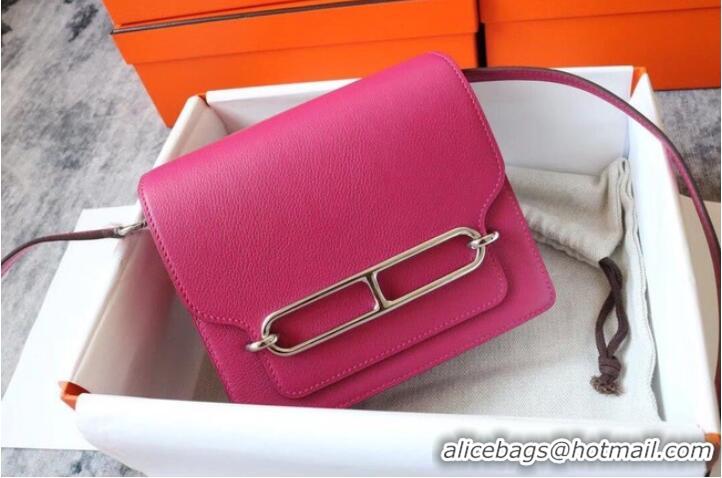 Inexpensive Hermes Roulis 19cm Evercolor 9D H9003 Plum&Silver