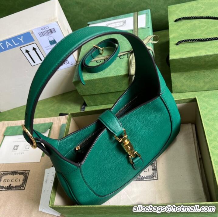 Classic Gucci Jackie 1961 small natural grain bag 636709 Emerald green