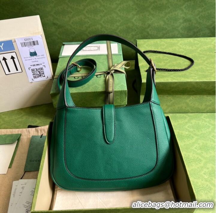 Classic Gucci Jackie 1961 small natural grain bag 636709 Emerald green