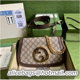 Famous Brand Gucci Blondie shoulder bag 699268 Brown