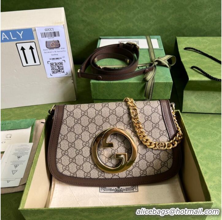 Famous Brand Gucci Blondie shoulder bag 699268 Brown