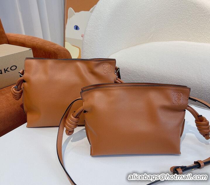 Affordable Price Loewe Lucky Bags Original Leather LE10199 Brown