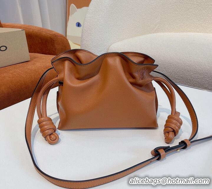 Affordable Price Loewe Lucky Bags Original Leather LE10199 Brown