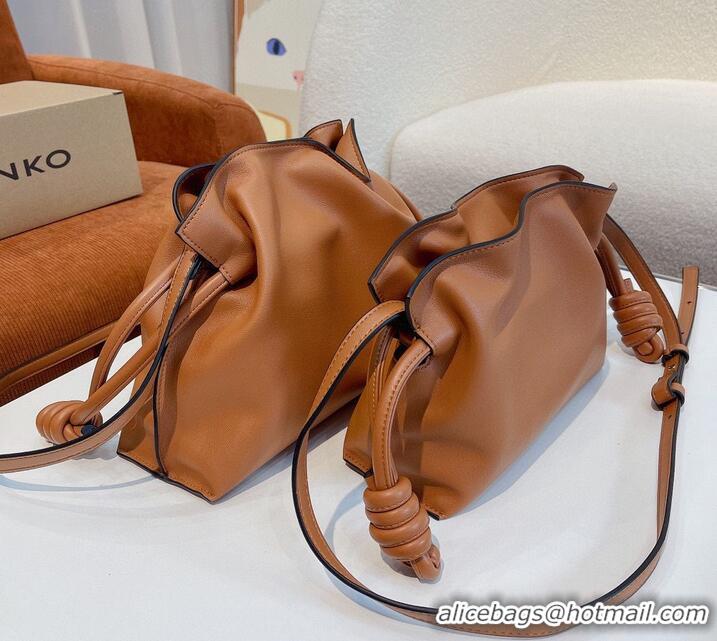 Affordable Price Loewe Lucky Bags Original Leather LE10199 Brown