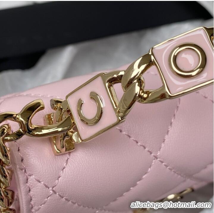 Top Quality Chanel CLUTCH WITH CHAIN AP2758 Light Pink