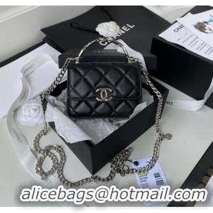 Top Quality Chanel CLUTCH WITH CHAIN AP2758 black