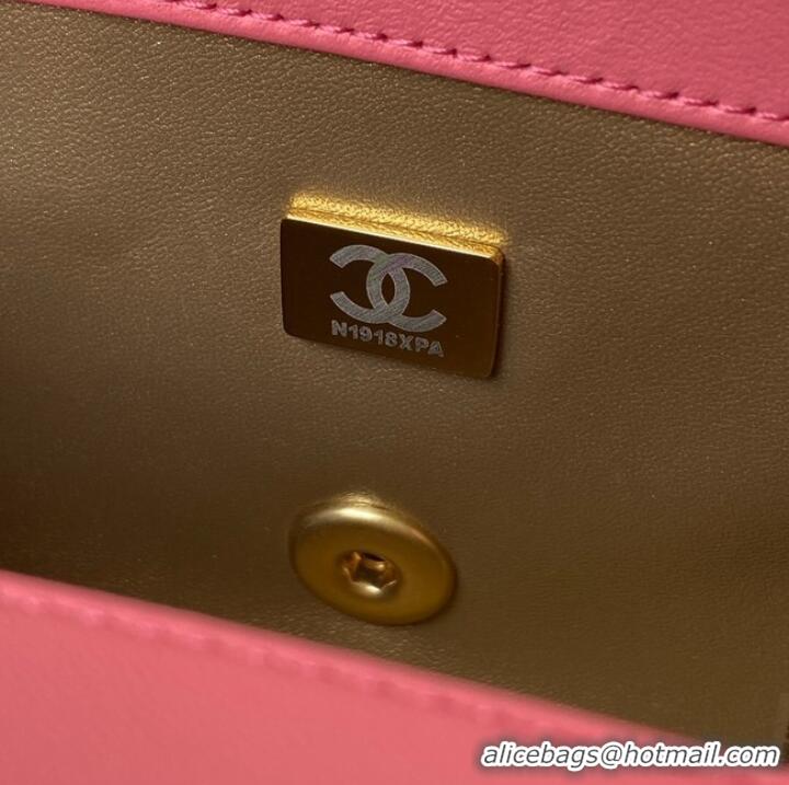 Reasonable Price Chanel MINI Flap Bag Original Sheepskin Leather AS1786 pink