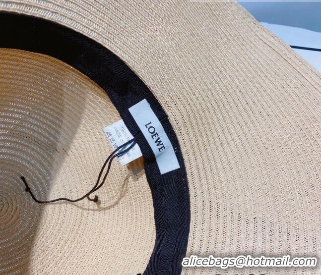 Most Popular Loewe Straw Wide Brim Bucket Hat 0310123 Beige 2022