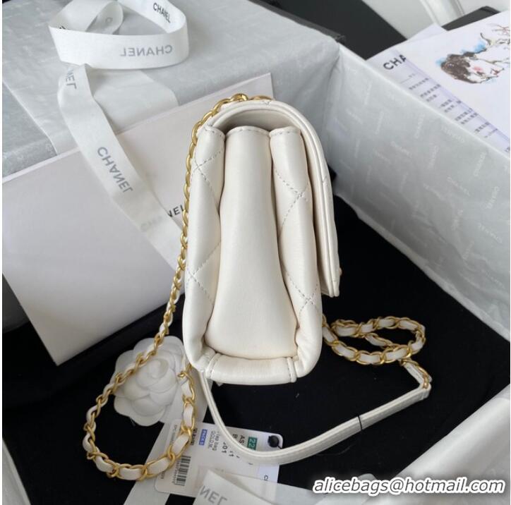 Buy Inexpensive Chanel MINI FLAP BAG AS3239 white