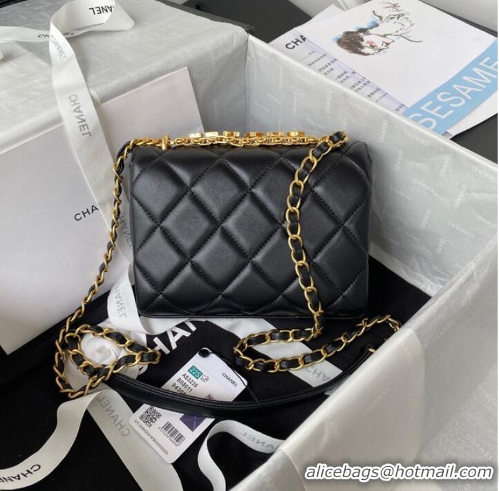 Buy Grade Chanel MINI FLAP BAG AS3239 black