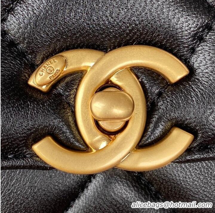 Buy Grade Chanel MINI FLAP BAG AS3239 black