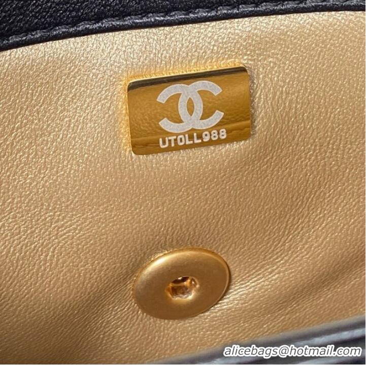 Buy Grade Chanel MINI FLAP BAG AS3239 black