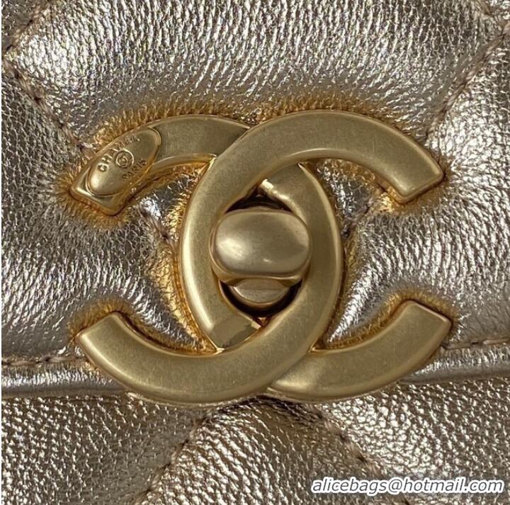 Promotional Chanel MINI FLAP BAG AS3239 gold