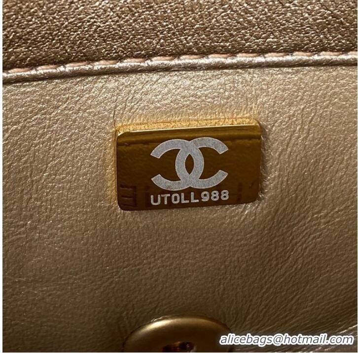 Promotional Chanel MINI FLAP BAG AS3239 gold