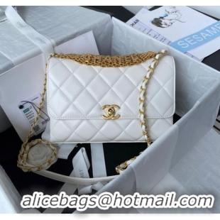 Top Quality Chanel SMALL FLAP BAG AS3241 white