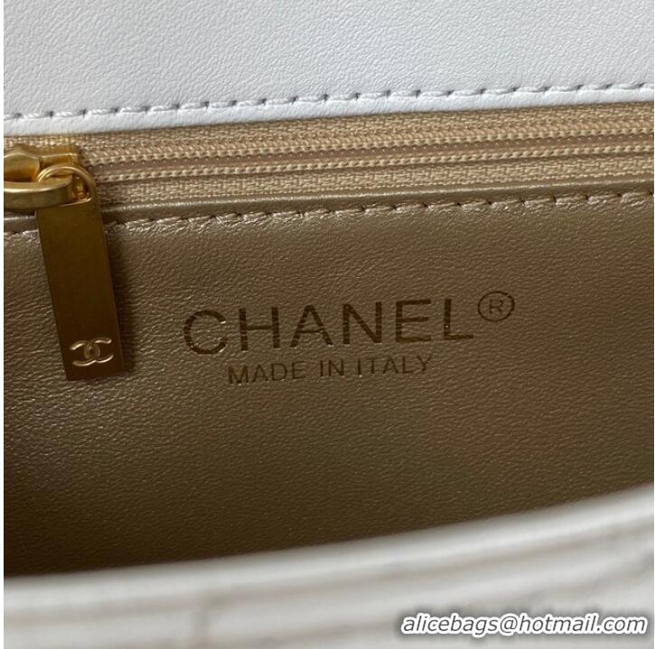 Top Quality Chanel SMALL FLAP BAG AS3241 white