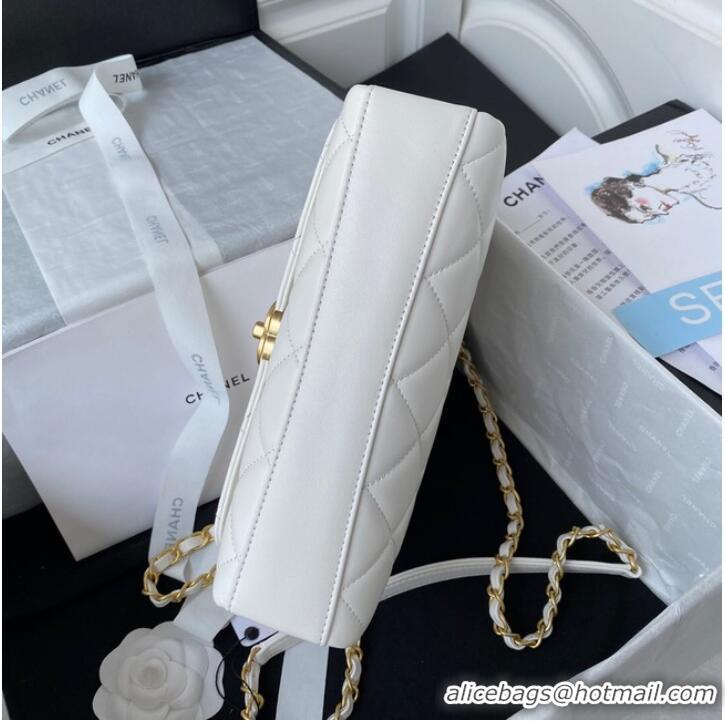 Top Quality Chanel SMALL FLAP BAG AS3241 white