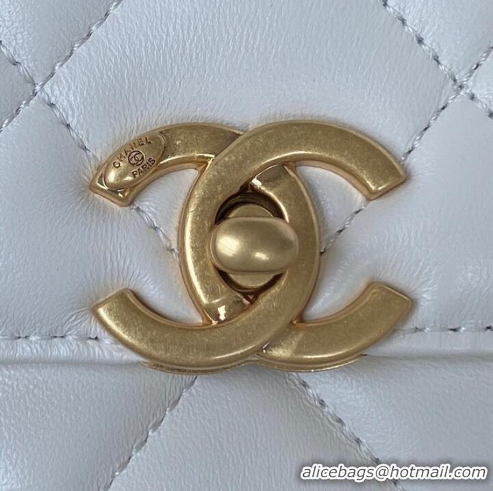 Top Quality Chanel SMALL FLAP BAG AS3241 white