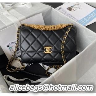 Reasonable Price Chanel SMALL FLAP BAG AS3241 black