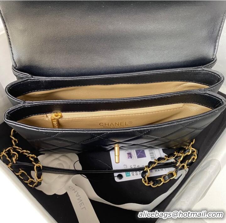 Reasonable Price Chanel SMALL FLAP BAG AS3241 black